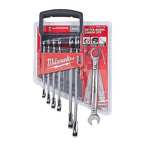 סט רינג פתוח רצ'ט 8-14 7 חלקים דגם 4932464993 מבית Milwaukee סט רינג פתוח רצ'ט 8-14 7 חלקים דגם 4932464993 מבית Milwaukee