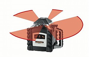 לייזר אוטומטי מסתובב קרן אדומה עם מקלט (SensoLite 410) - LASERLINER Quadrum 410S אינופרו לייזר אוטומטי מסתובב קרן אדומה עם מקלט (SensoLite 410) - LASERLINER Quadrum 410S אינופרו