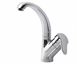 ברז פרח 45 מע', 302822, חמת, פיית ברבור קצרה מסתובבת ברז פרח 45 מע', 302822, חמת, פיית ברבור קצרה מסתובבת