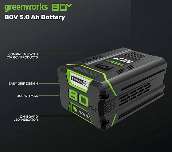 ����� ������ ����� 5 ���� ��� 2 ����� GREENWORKS 80V PRO 99566