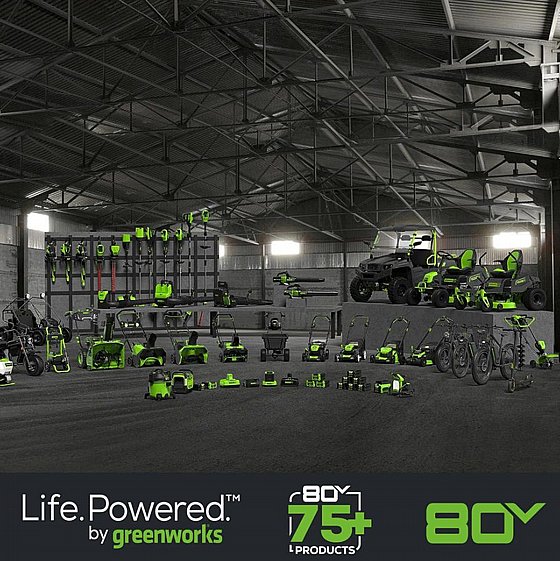 ����� ������ ����� 5 ���� ��� 2 ����� GREENWORKS 80V PRO 99566