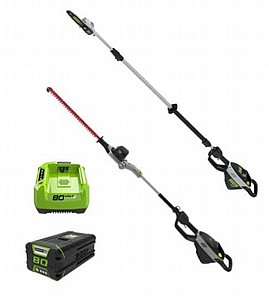 ��� ����� ���� PRO - ����� 80V �� ���� ������ + ���� ������� GREENWORKS 99579-17