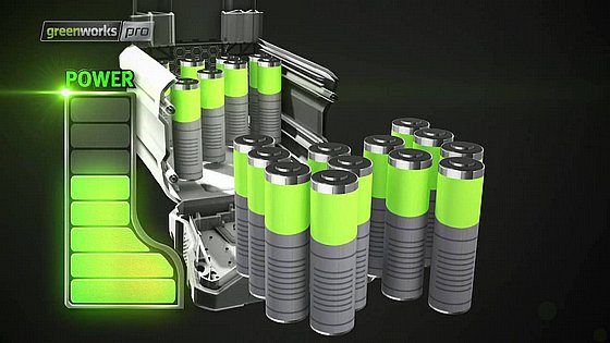 ����� ������ GREENWORKS 24V 4.0Ah Panasonic - ��� 99583