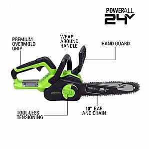 ���� ����� ���� ��� OREGON ����� 25 �"� GREENWORKS G24CS25 24V - (��� ����)